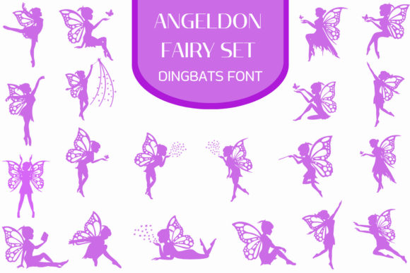 Angeldon Fairy Set: A Whimsical Font for Editorial Design