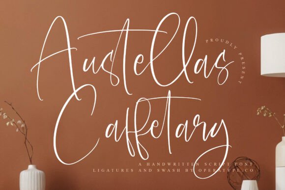 Austellas Caffetary: A Luxurious Script Font for Branding