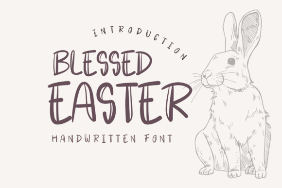 Blessed Easter Font for a Polished Brand Look