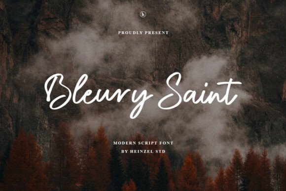 Bleury Saint: A Modern Handwriting Font for Editorial Design