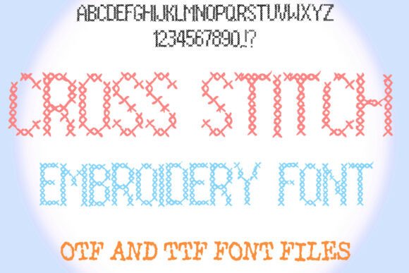 Boost Campaign Clarity with Cross Stitch Embroidery Font