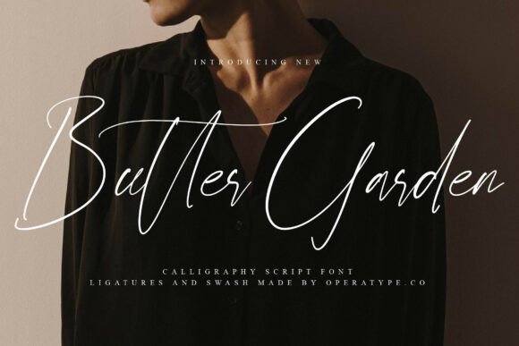Butter Garden: A Luxurious Script Font for Branding Projects