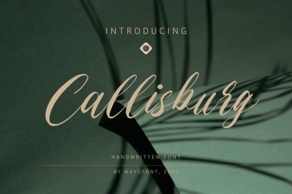 Callisburg Font for Digital Marketing and Branding