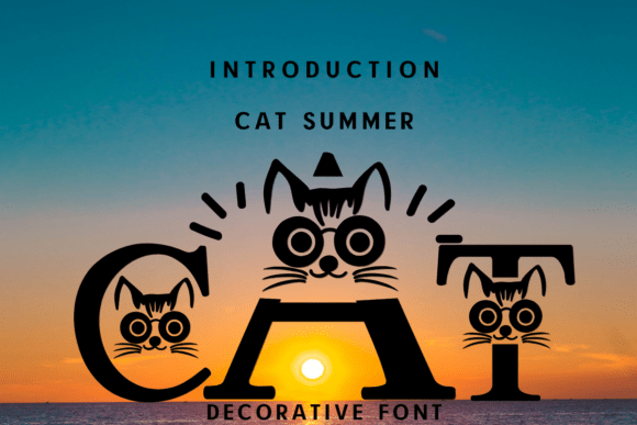 Cat Summer: A Playful Font for Creative Campaigns