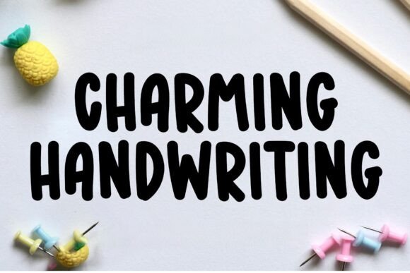 Charming Handwriting: A Playful Font for Branding Projects