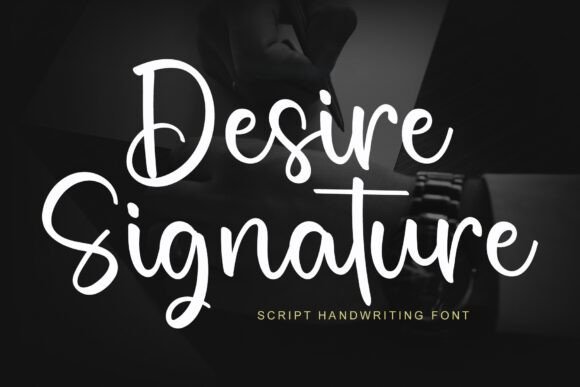 Desire Signature Font for Web Design