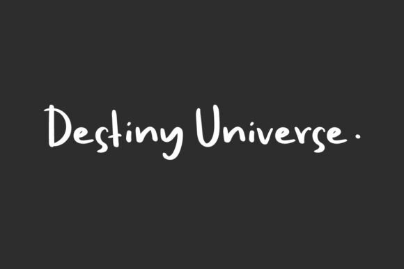 Destiny Universe Font for Handmade Creations