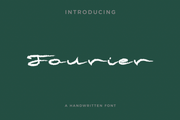 Fourier: A Handwritten Font for Modern Branding