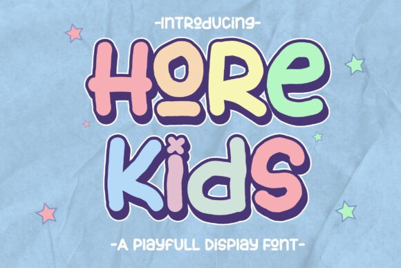 Hore Kids Font for Web Design Projects