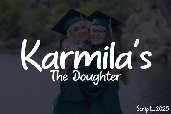 Karmila s: A Script Font for Modern Editorial Design