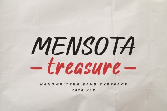 Mensota Treasure Font for Web Design