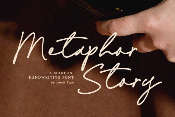 Metaphor Story: A Sleek Handwriting Font for Modern Branding