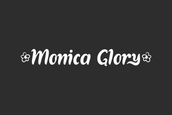 Monica Glory Font for Handmade Creations