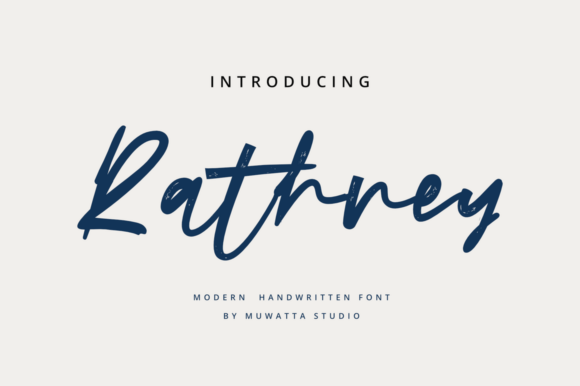 Rathney Handwritten Font for Editorial Design