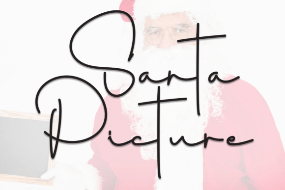 Santa Picture: A Stylish Script Font for Marketers
