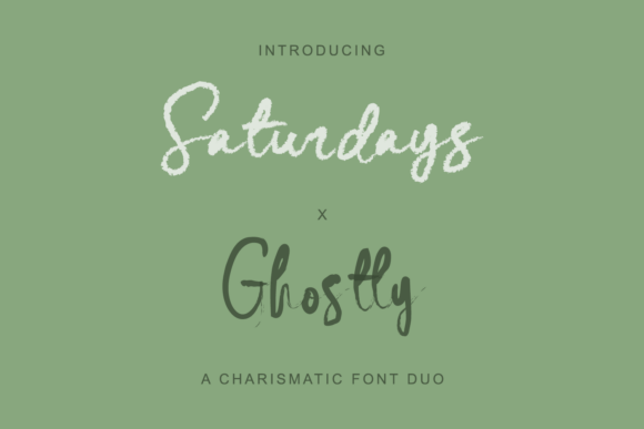 Saturdays X Ghostly Font for Business Branding