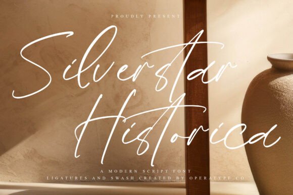 Silverstar Historica: A Luxurious Script Font for Branding