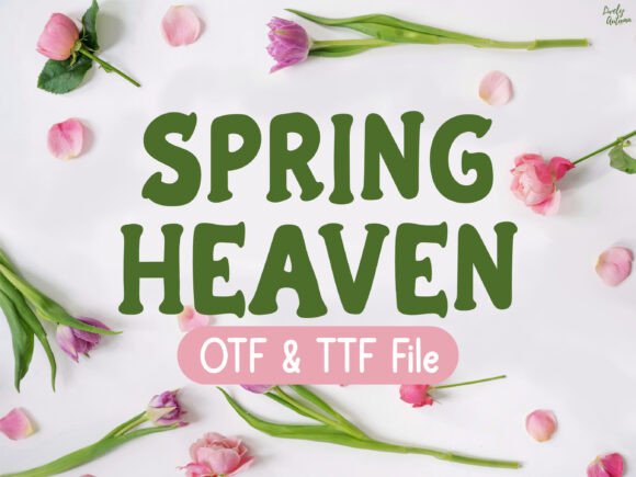 Spring Heaven Font for Web Design Projects