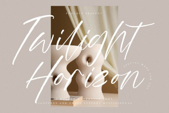 Twilight Horizon Script Font for Editorial Design
