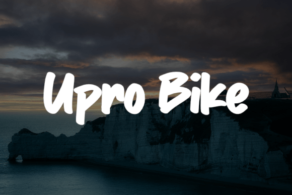 Upro Bike: A Display Font That Elevates Web Design