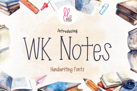 Wk Notes: A Handwritten Font for Authentic Branding